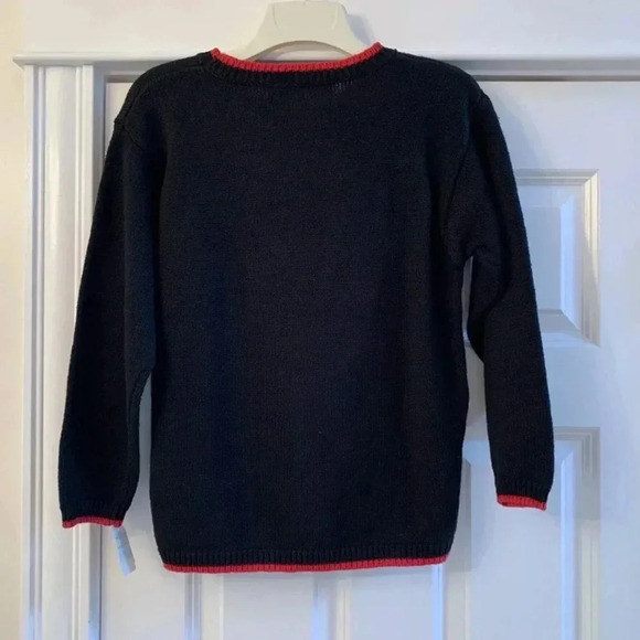 VTG BELLEPOINTE SWEATER Granny Square Crochet GIRLS SZ M /10 Gingerbread NOS - Picture 2 of 9